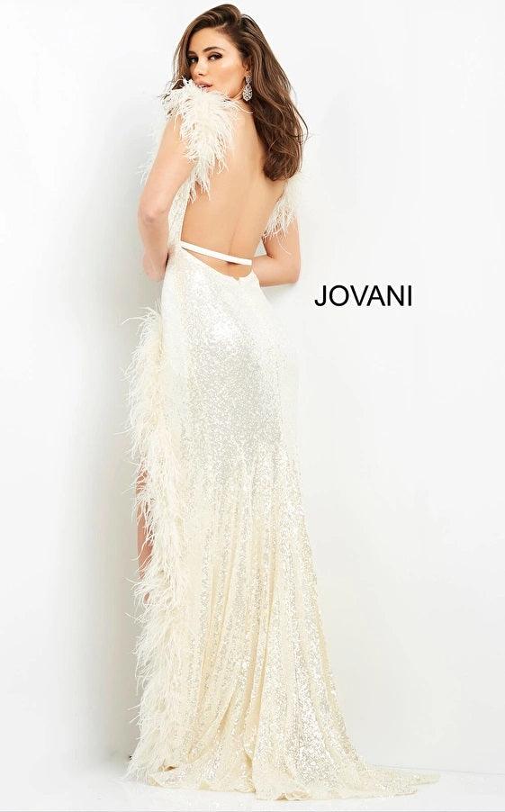 Jovani 06164 Spaghetti Strap Sexy Long Prom Gown
