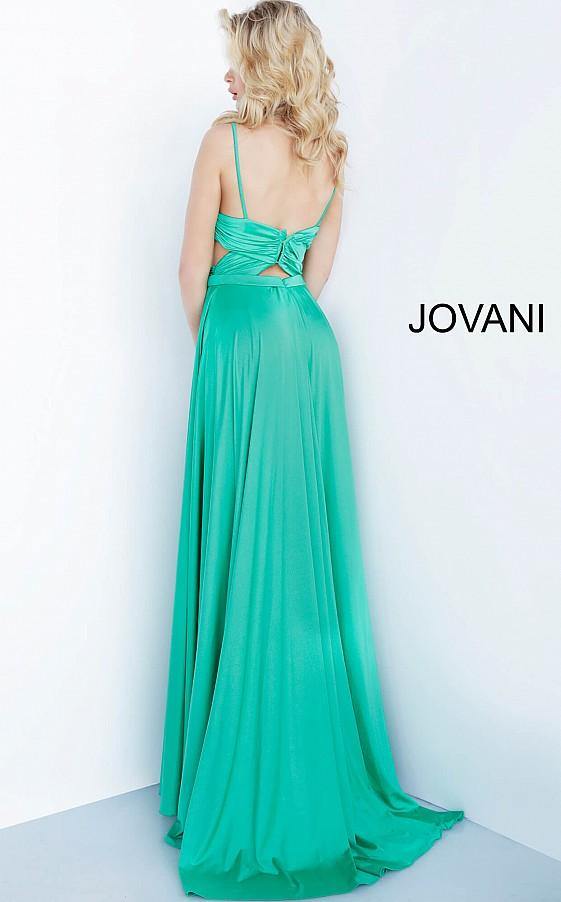 Jovani 68642 Spaghetti Straps Long Prom Dress