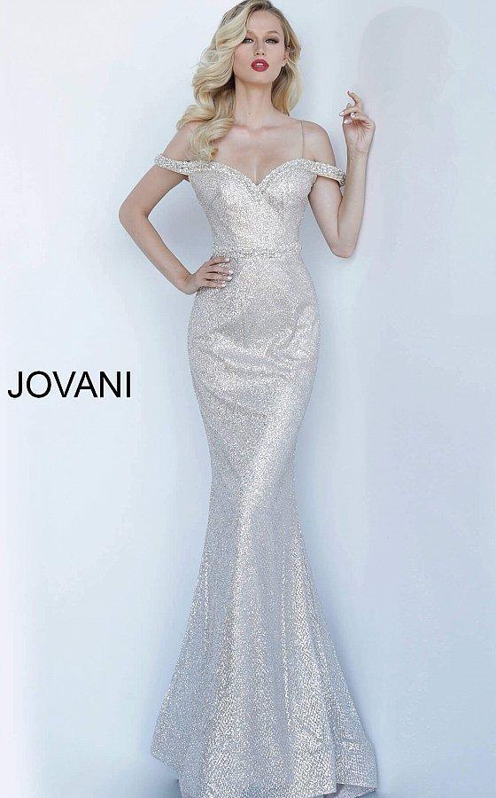 Jovani Sparkling Sequin Long Prom Dress 62300 - The Dress Outlet