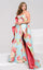 Jovani Strapless Floral Caped Long Gown 50970 - The Dress Outlet