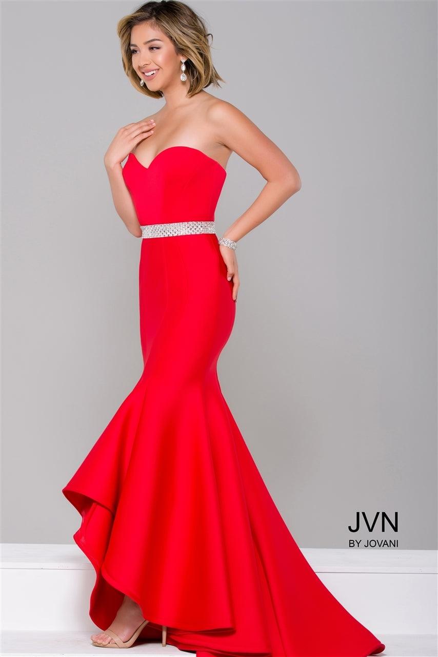 Jovani Strapless Fitted Long Evening Dress 41956 - The Dress Outlet
