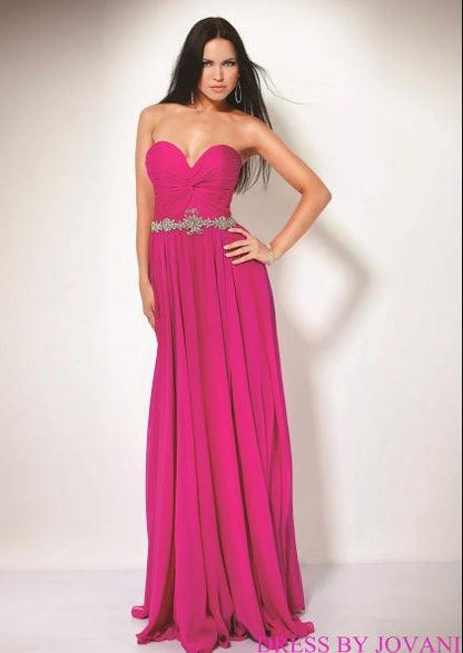 Jovani Strapless Long Formal Gown 159764 - The Dress Outlet