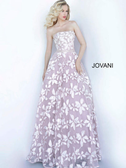 Jovani Strapless Long Formal Gown 2049 - The Dress Outlet