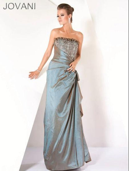 Jovani Strapless Long Formal Gown 3366 - The Dress Outlet
