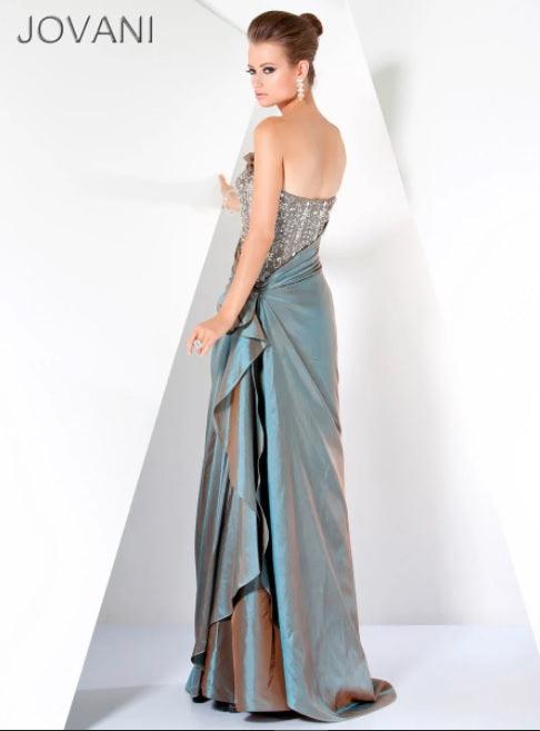 Jovani Strapless Long Formal Gown 3366 - The Dress Outlet