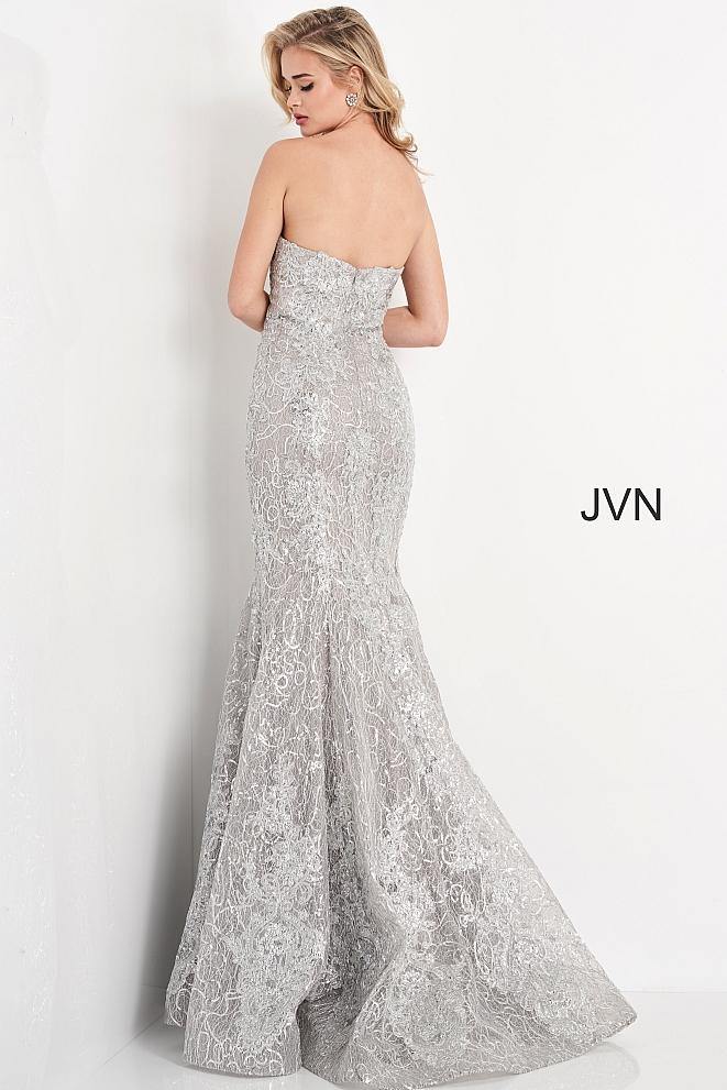 Jovani 06473 Strapless Long Formal Prom Dress