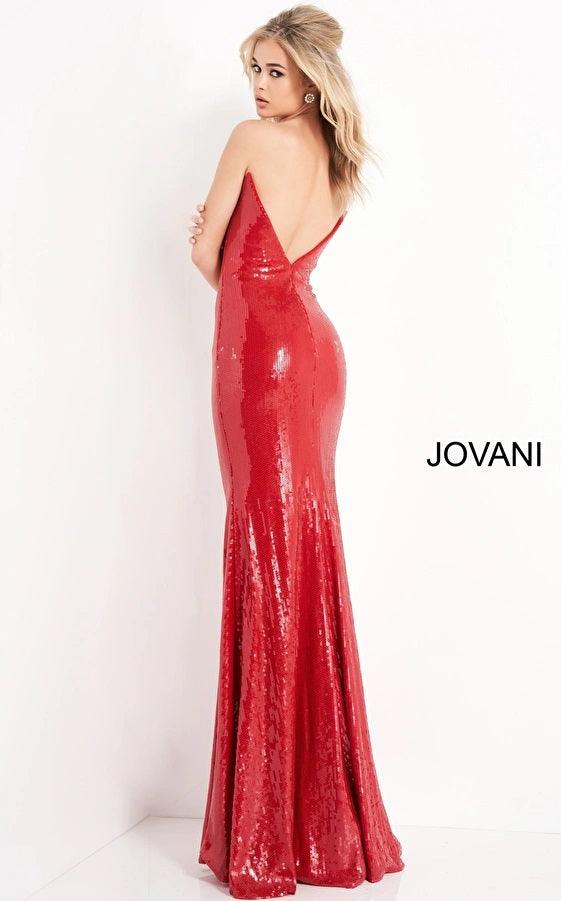Jovani 03523 Strapless Long Formal Prom Gown