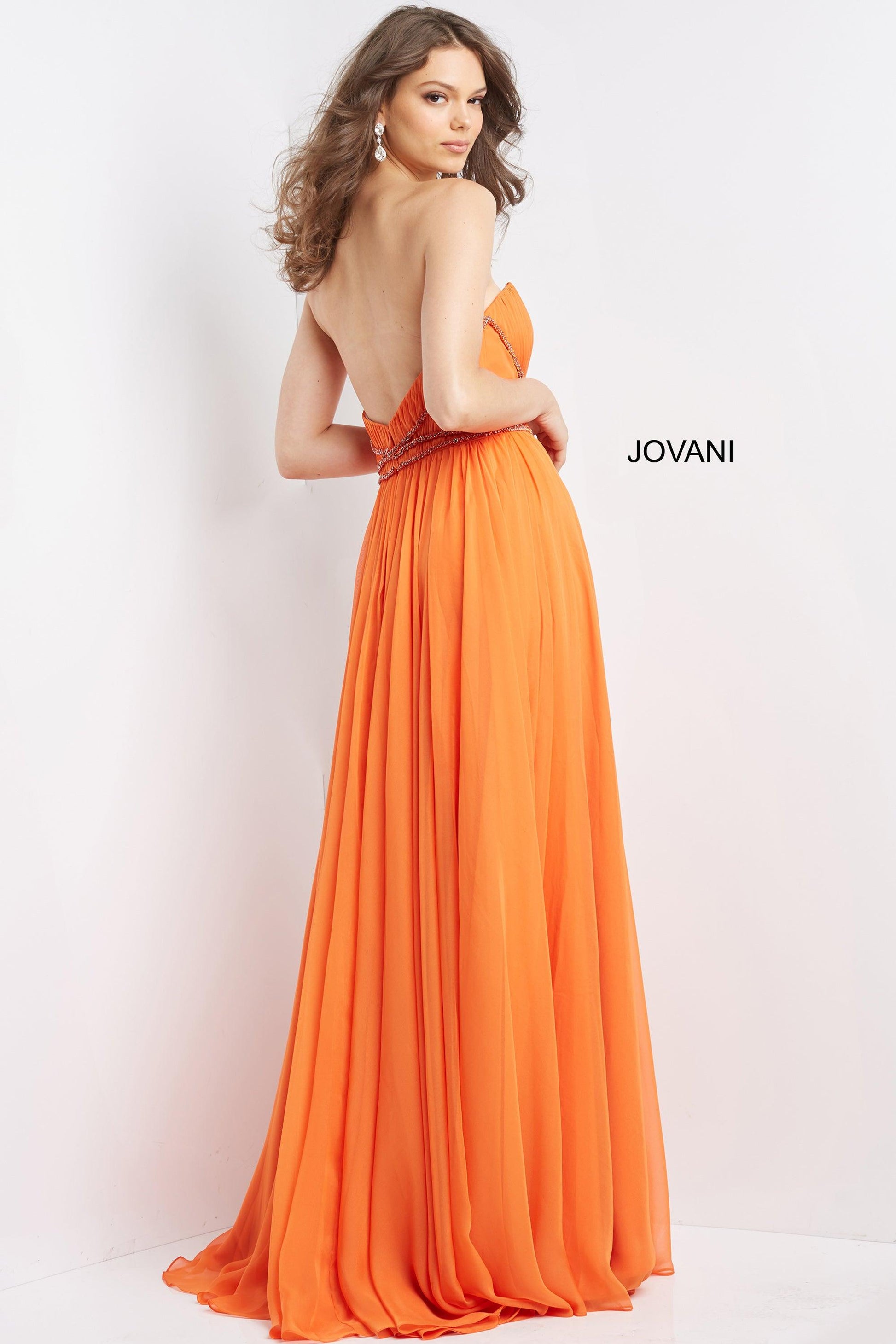 Jovani 05971 Strapless Long Fromal Gown