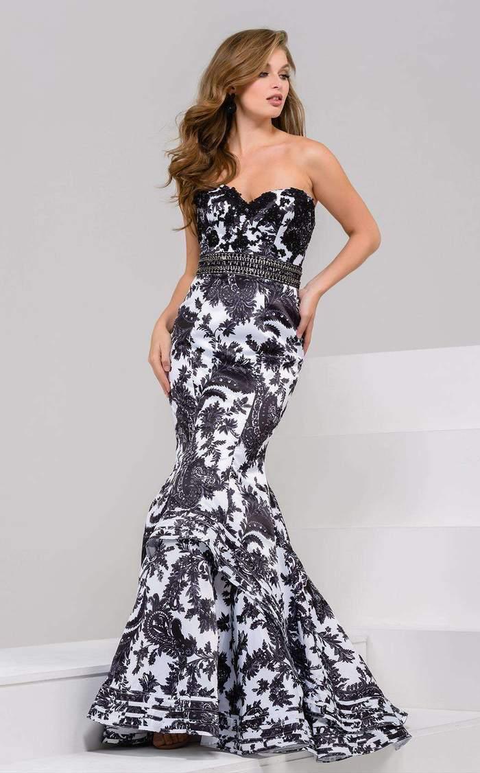 Jovani Strapless Long Mermaid Gown 49655 - The Dress Outlet