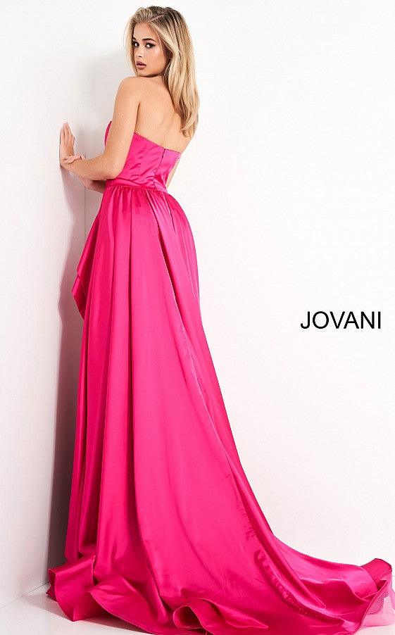 Jovani 02563 Strapless Long Prom Dress