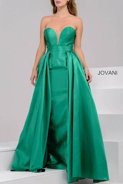 Jovani Strapless Long Prom Dress 37157 - The Dress Outlet