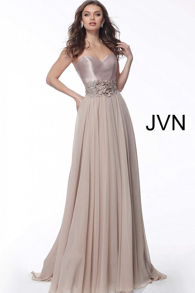 Jovani Strapless Long Prom Dress JVN62406 - The Dress Outlet