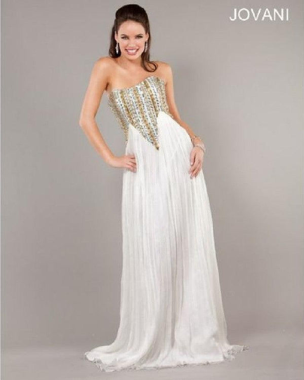 Jovani 6425 Strapless Long Prom Dress
