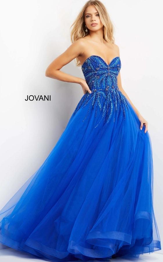 Jovani 07946 Strapless Long Prom Gown