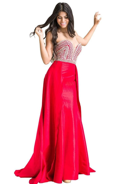 Jovani Strapless Long Prom Gown 31175 - The Dress Outlet