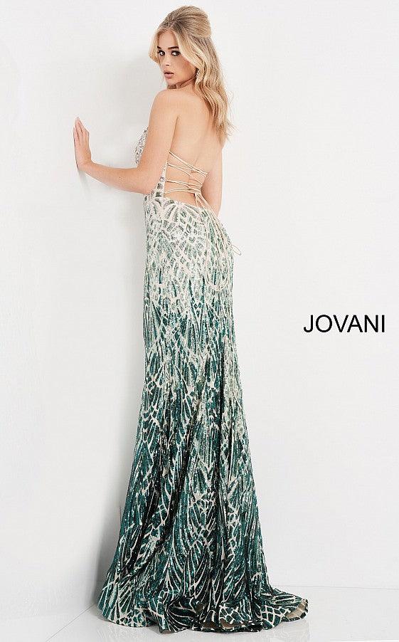 Jovani 06459 Strapless Long Sexy Prom Dress