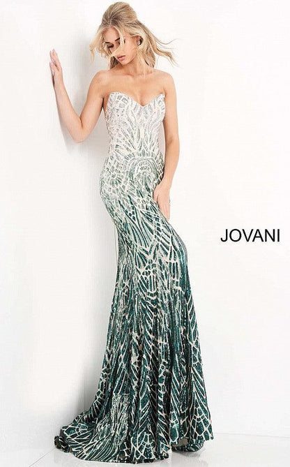 Jovani Strapless Long Sexy Prom Dress 06459 - The Dress Outlet
