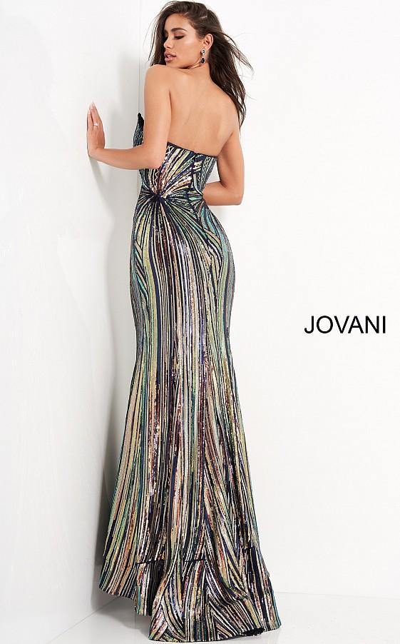 Jovani 04810 Strapless Sequin Prom Dress
