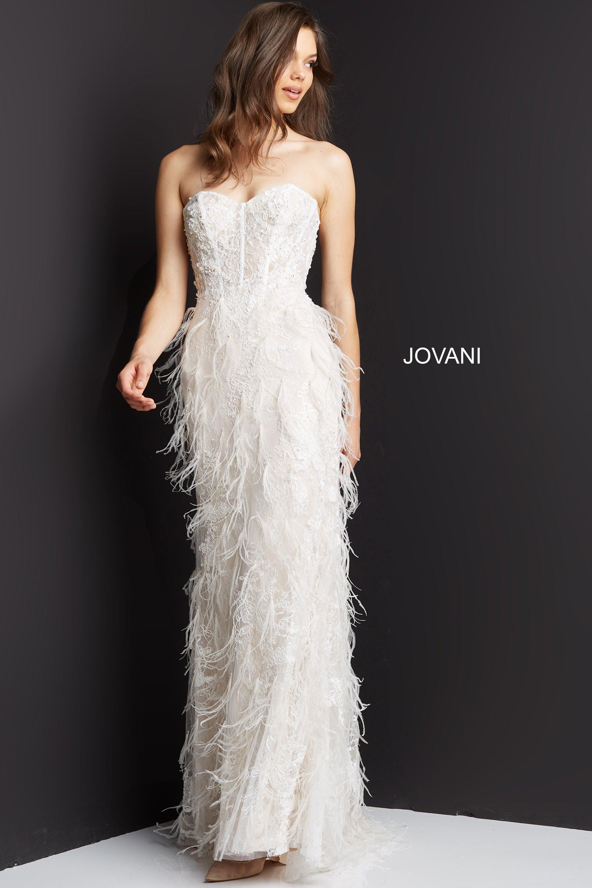 Jovani Strapless Sexy Long Fitted Prom Dress 07914 - The Dress Outlet