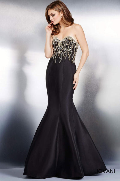Jovani Strapless Sweetheart Long Prom Dress 30137 - The Dress Outlet