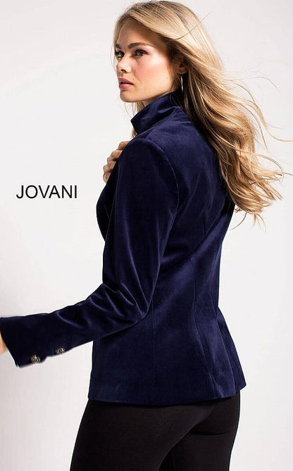 Jovani Velvet Blazer M51434 - The Dress Outlet
