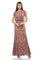 JS Collections Long Formal Blouson Dress 866967 - The Dress Outlet