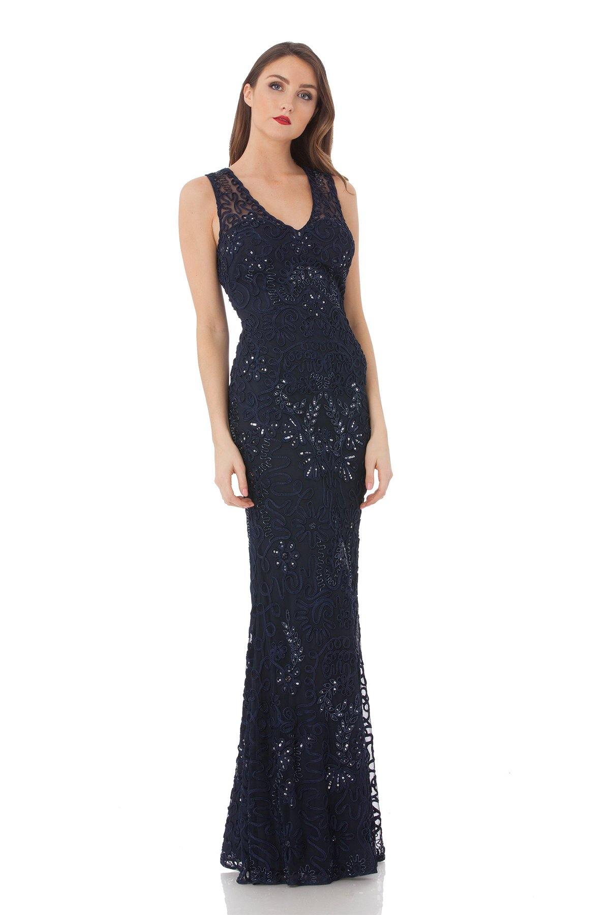 JS Collections Long Formal Evening Dress 866348