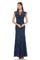 JS Collections Long Formal Floral Lace Dress 866732 - The Dress Outlet