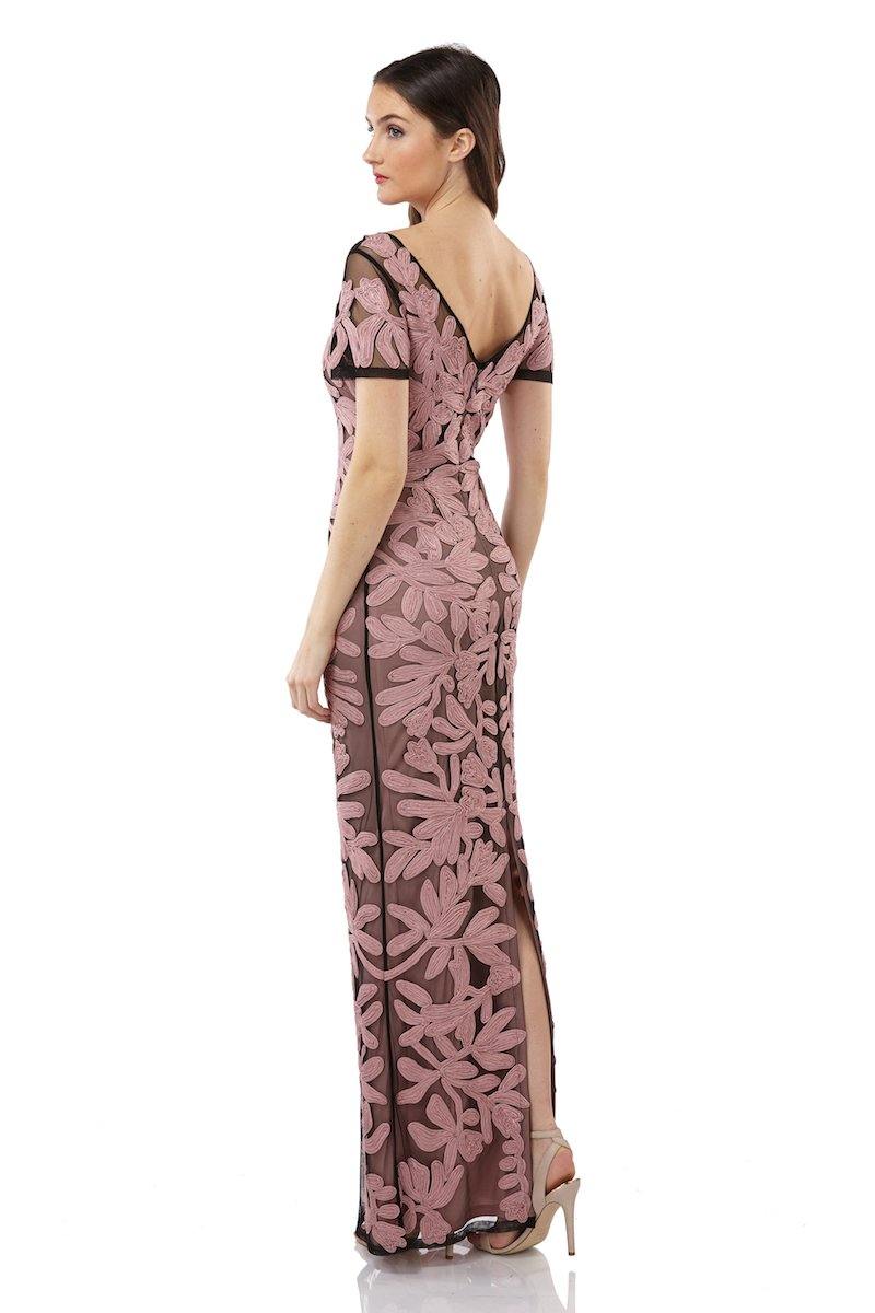 JS Collections Long Formal Sheath Dress 866747