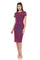 JS Collections Short Sleeve Knee Length Dress 866902 - The Dress Outlet