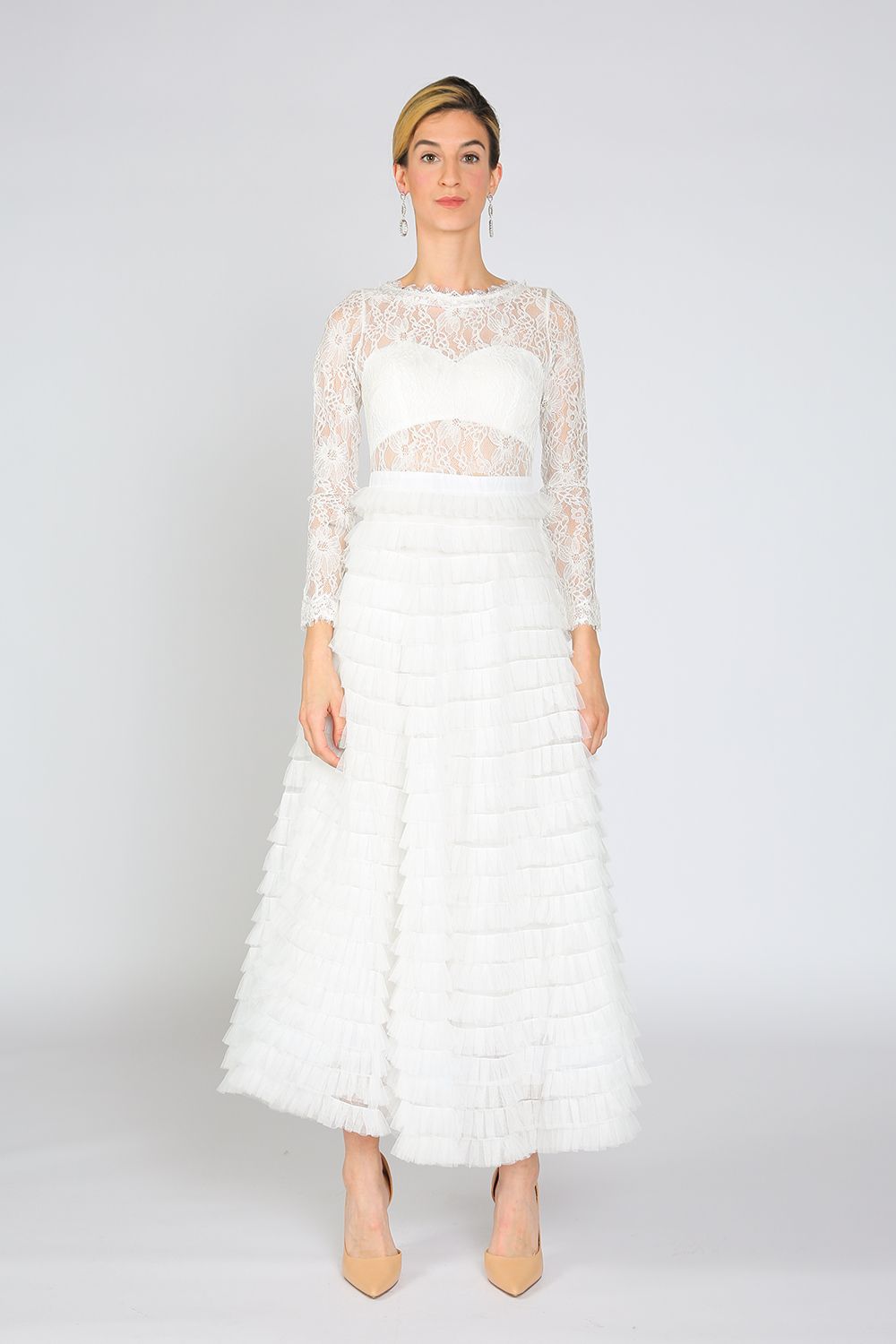 Long Sleeve Lace Maxi Dress