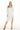 Cocktail Dresses Long Sleeve Square Neckline Midi Length Dress White