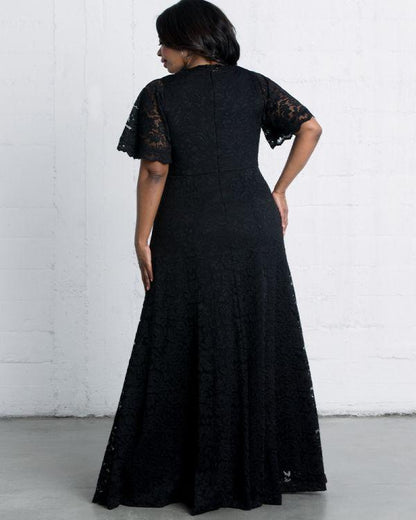 Kiyonna Formal Long A-Line Dress - The Dress Outlet