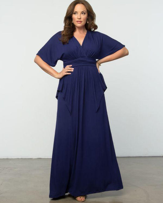 Kiyonna Formal Long Maxi Dress - The Dress Outlet