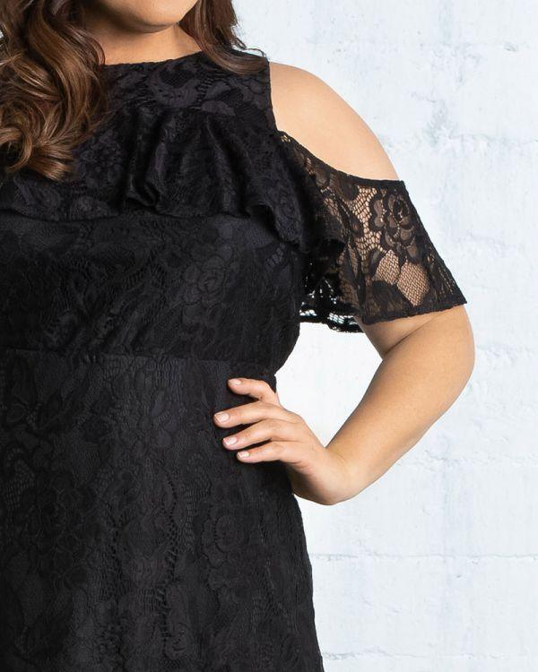 Kiyonna Long Formal A-line Dress - The Dress Outlet