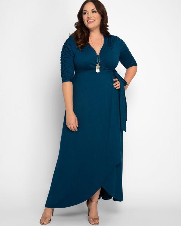 Kiyonna Long Formal Maxi Dress Sale - The Dress Outlet