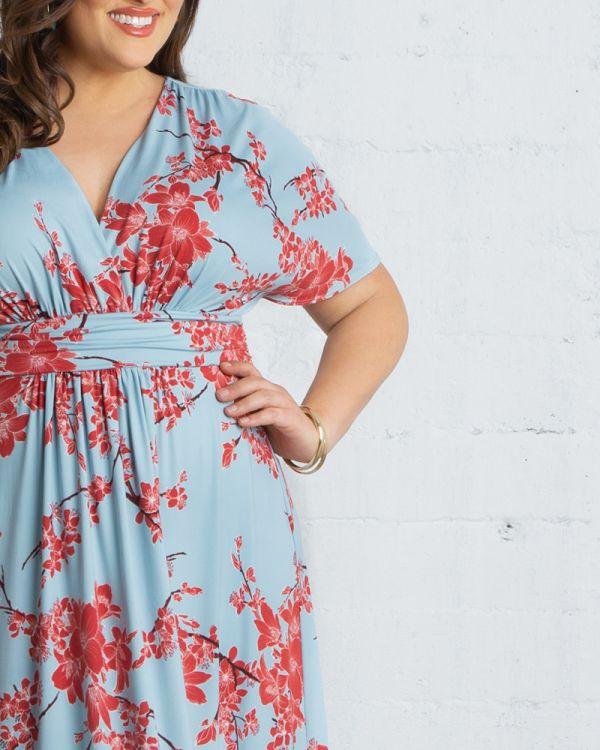 Kiyonna Long Formal Plus Size Dress - The Dress Outlet
