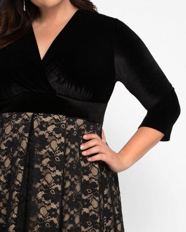 Kiyonna Long Formal Plus Size Dress - The Dress Outlet