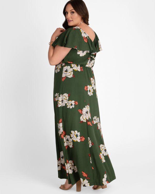 Kiyonna Long Formal Plus Size Dress - The Dress Outlet