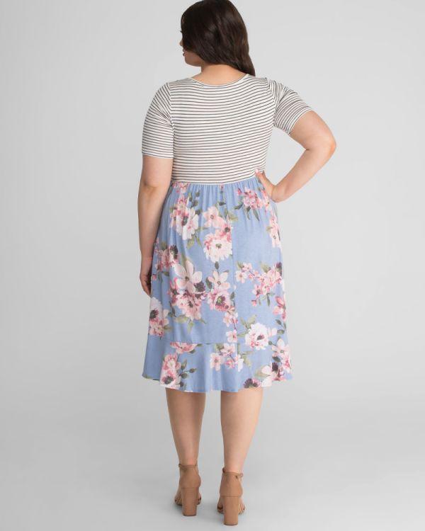 Kiyonna Short Formal Plus Size Dress - The Dress Outlet