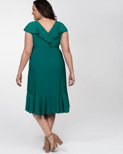 Kiyonna Short Formal Plus Size Dress - The Dress Outlet