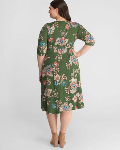 Kiyonna Short Formal Plus Size Dress - The Dress Outlet