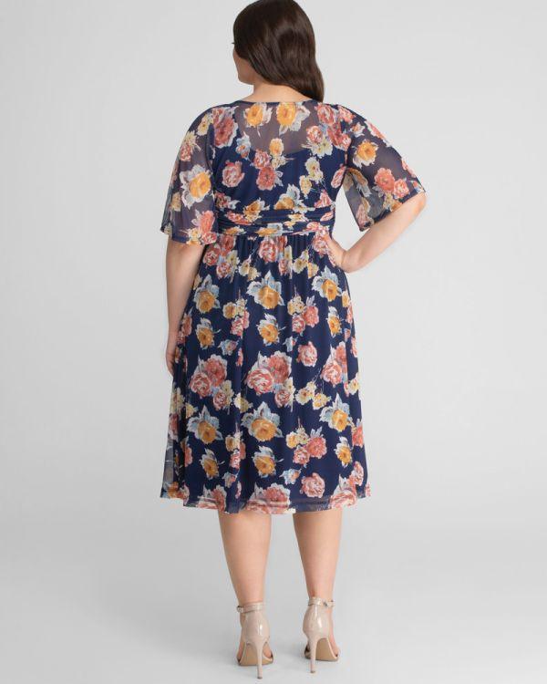 Kiyonna Short Formal Plus Size Dress - The Dress Outlet