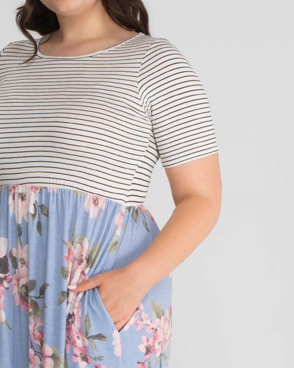 Kiyonna Short Formal Plus Size Dress - The Dress Outlet