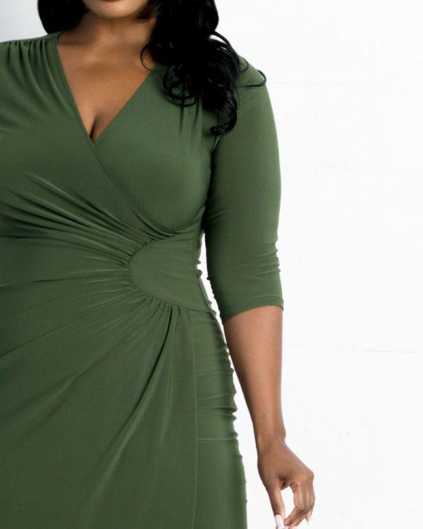 Kiyonna Short Formal Plus Size Dress - The Dress Outlet