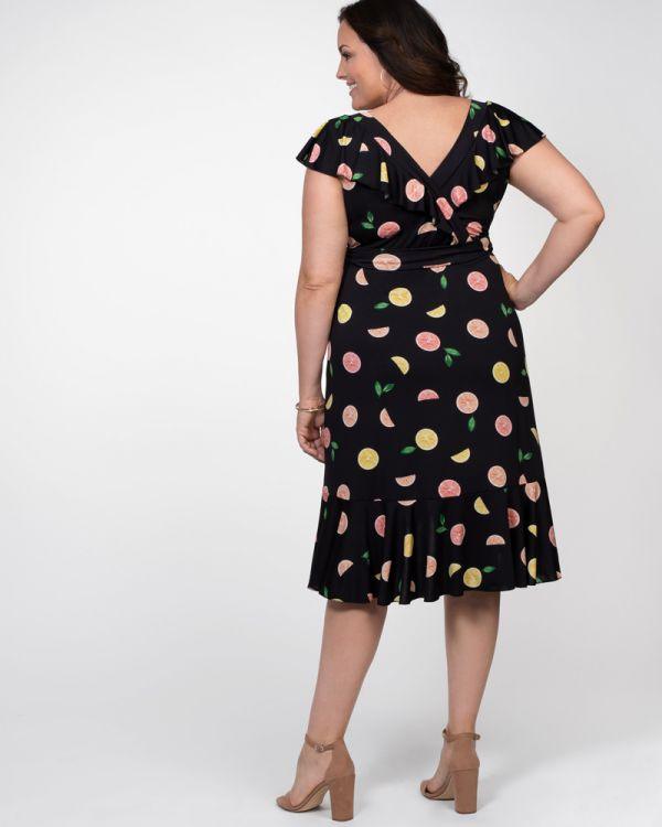 Kiyonna Short Formal Plus Size Dress - The Dress Outlet