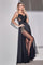 Long Strapless Prom Dress Black
