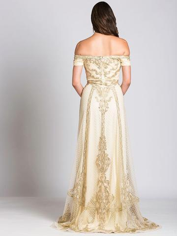 Lara Dresses Off Shoulder Long Prom Dress 33520 - The Dress Outlet