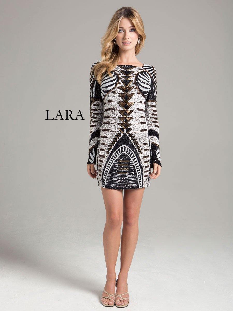 Lara Dresses Short Fitted Dress 32986 - The Dress Outlet