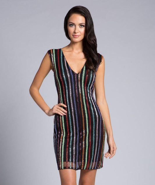 Lara Dresses Short Fitted Dress 33607 - The Dress Outlet